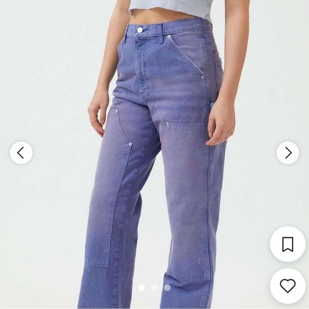 Urban Outfitters BDG distressed purple carpenter jeans Sz 28 Y2K